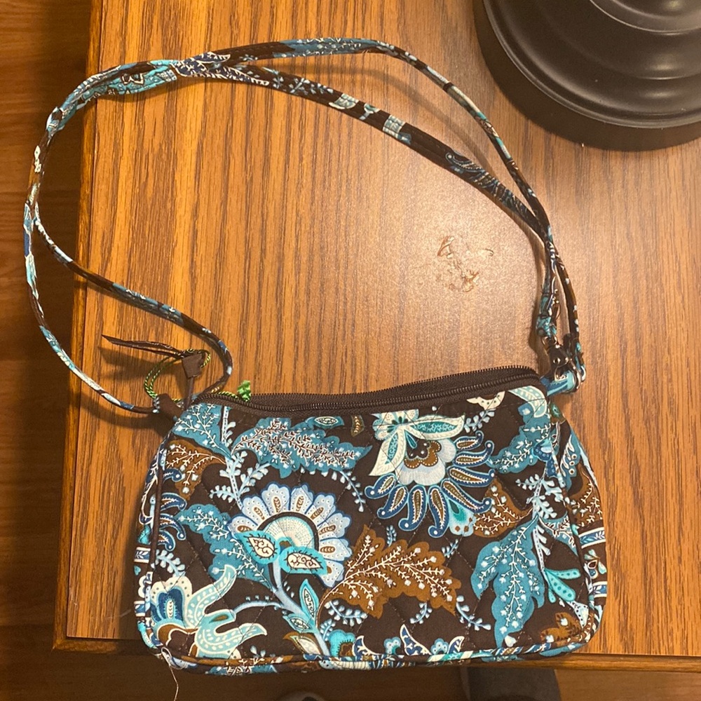 Brown and blue Vera Bradley bag, never been used with tags